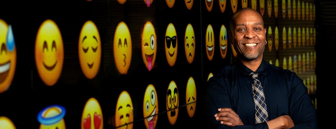 Kendrick Davis and emoji