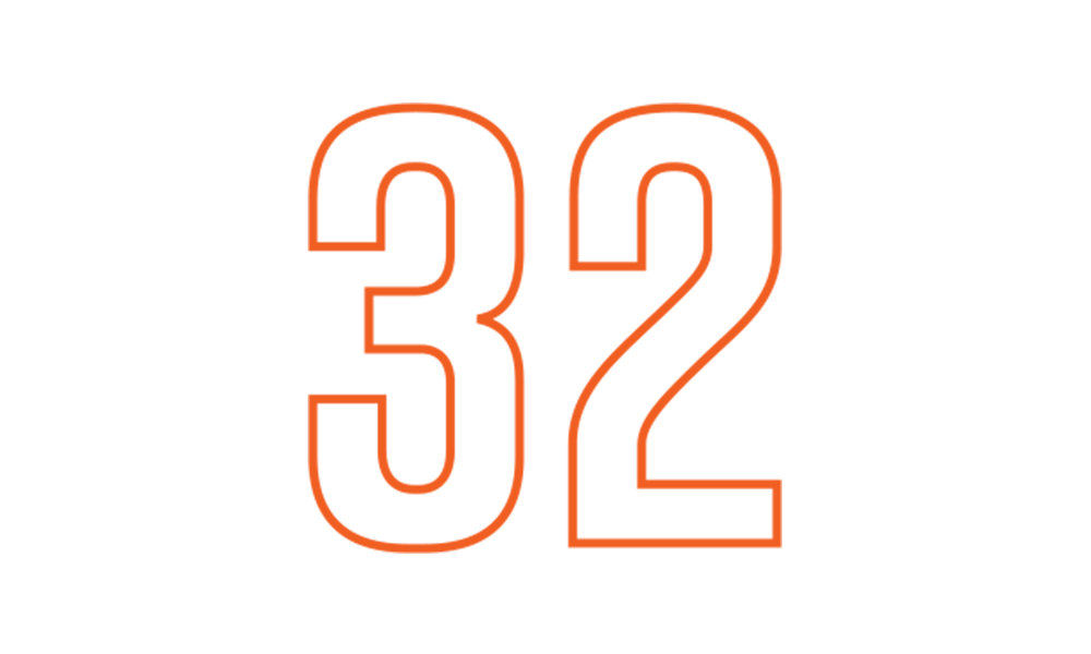 Image of the number 32
