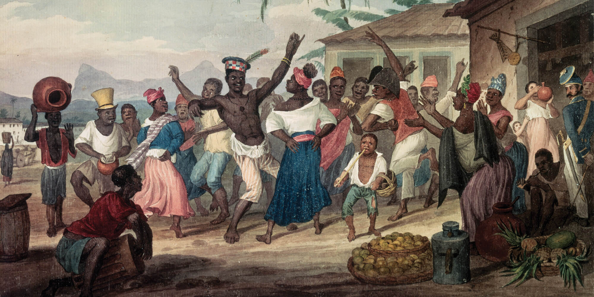 “Afro-Brazilian Dance, Rio de Janeiro, Brazil, 1820-24”