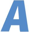 Image of a letter A