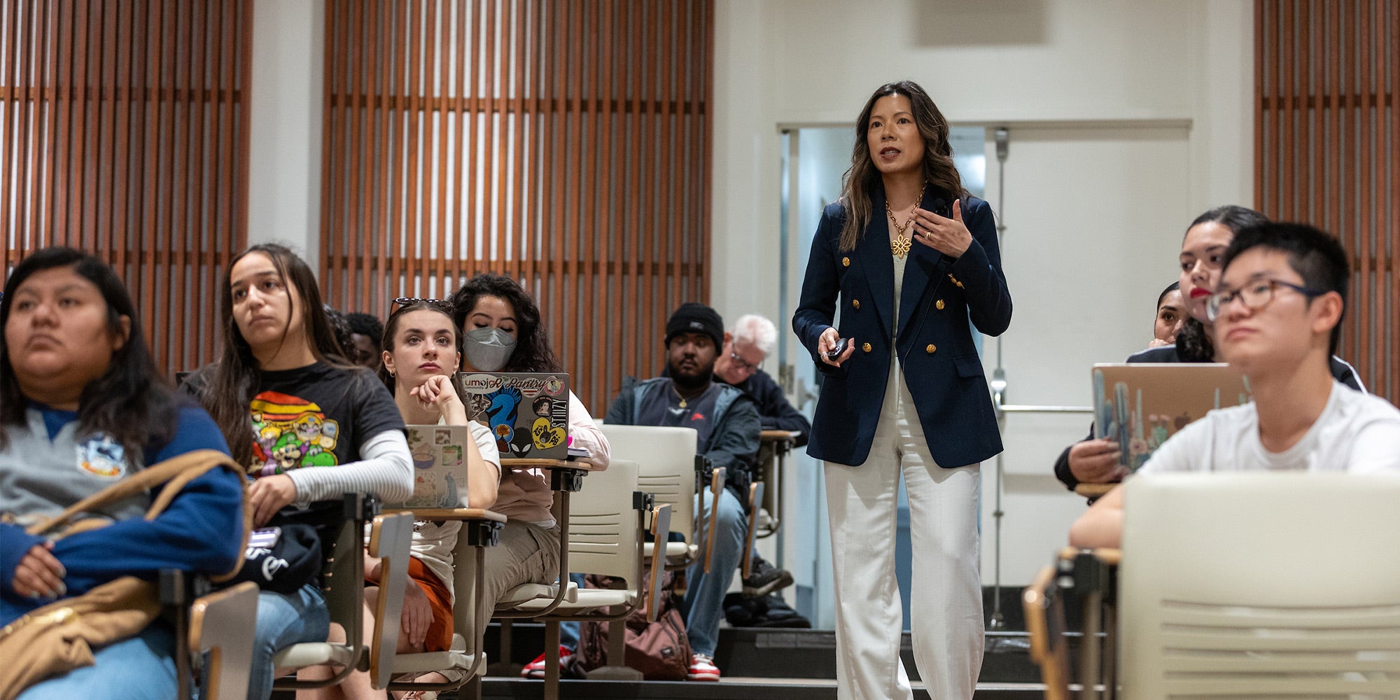Assistant Professor Alice Y. Lee as she conducts her Black Language class