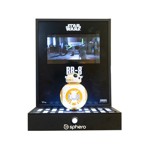 BB-8 Robot and Video Display