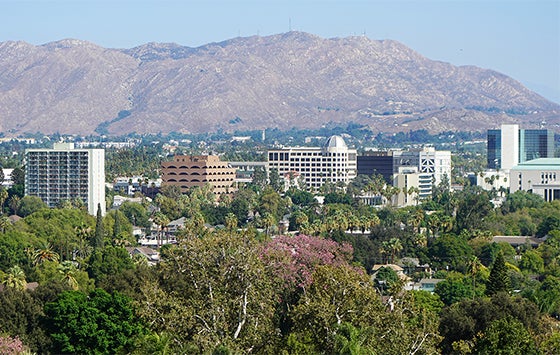Riverside skyline