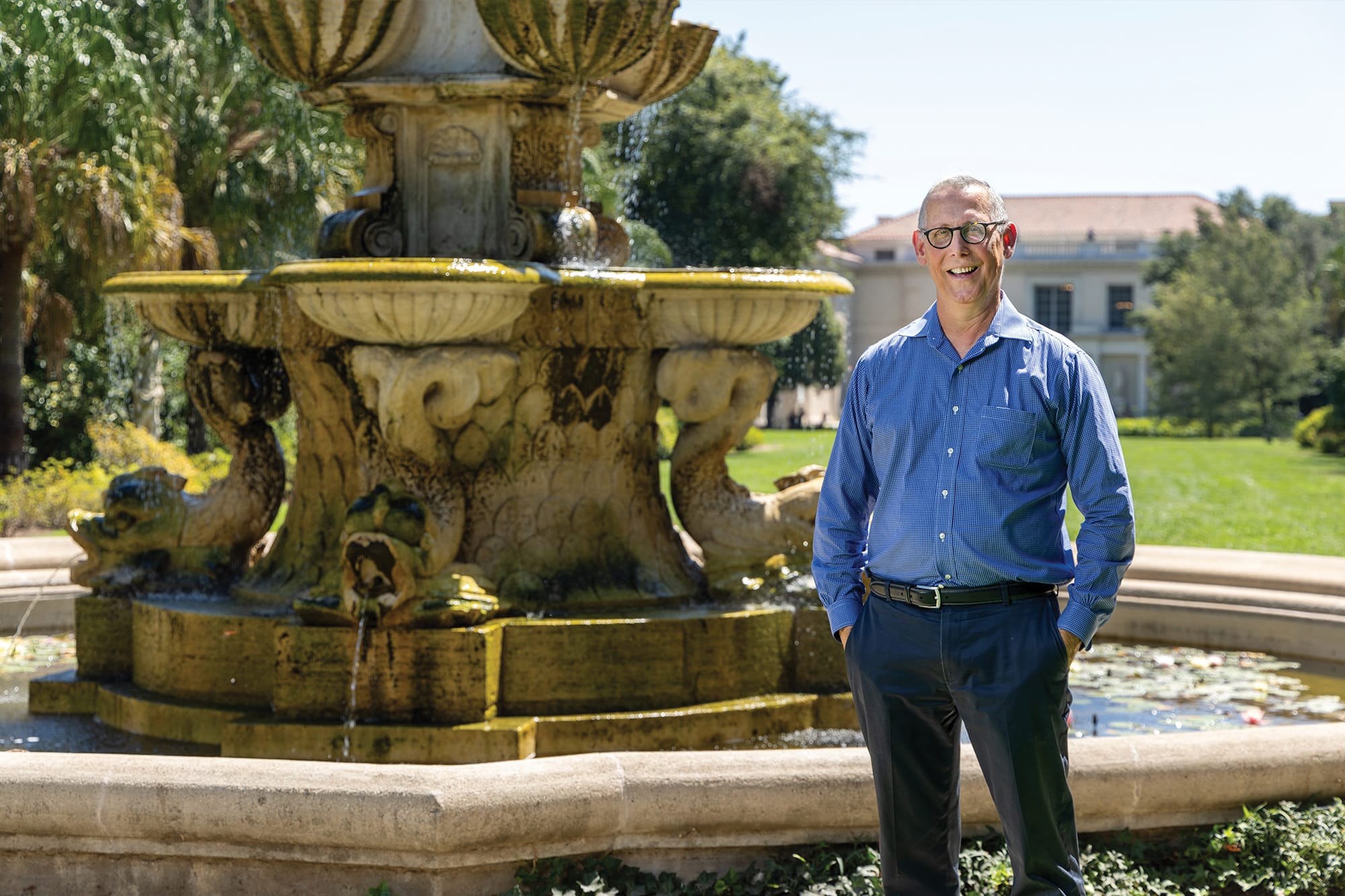 Daniel Lewis has served as curator of the vast science and technology holdings at the Huntington Library for nearly 30 years.