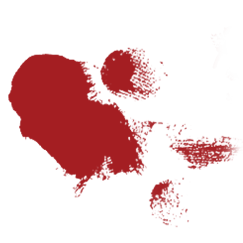 Blood splat.