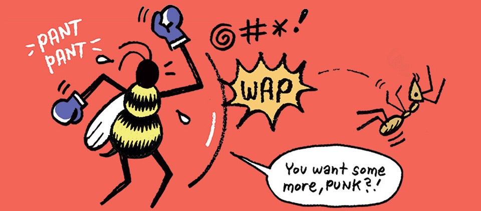 When it’s bees vs. ants, nobody wins comic