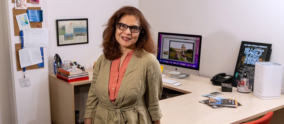Tabassum “Ruhi” Khan, associate professor of media and cultural studies