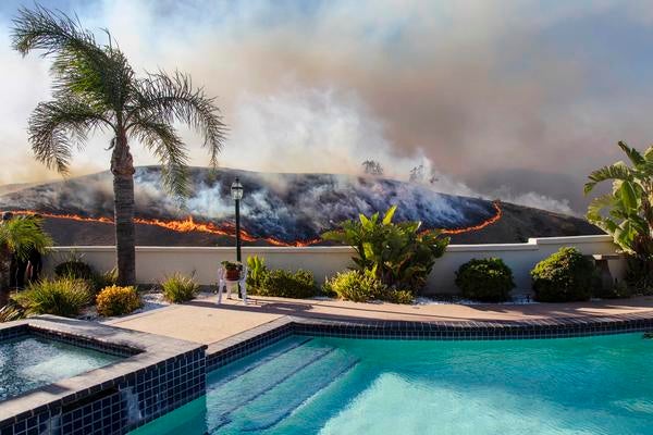 Swimming Pool, Woolsey Fire