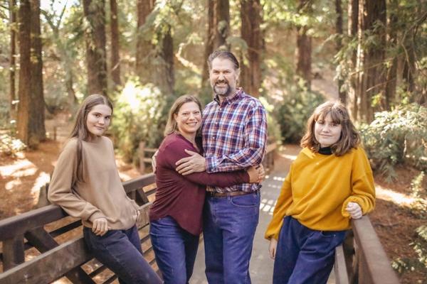 Kevin Krause '92 and family