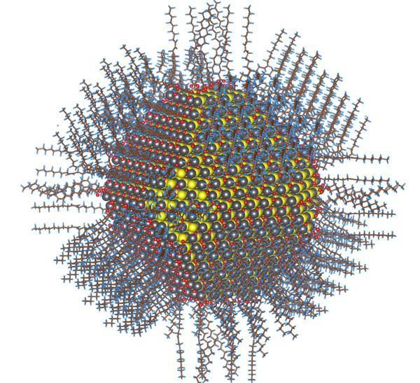 nanoparticle of lead sulfide