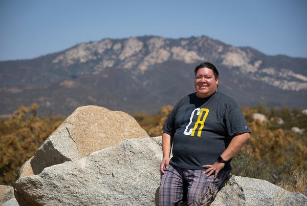 Doctoral student William Madrigal Jr., member of the Cahuilla Band of Indians, has been teaching three of the four classes since their inception in winter 2018. (UCR/Stan Lim)