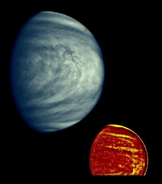 NASA images of Venus