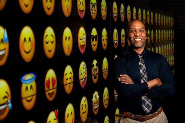 Kendrick Davis and emoji