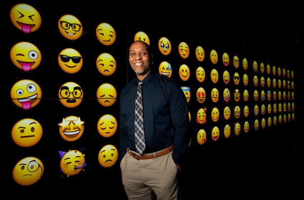 Kendrick Davis and emoji