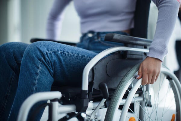 Multiple sclerosis patient