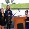 Students performing at “Along the Chaparral: Memorializing the Enshrined”, on October 12, 2019, at the Riverside National Cemetery Atrium