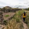 Sugiyama walks to one of three excavation sites in Teotihuacan.