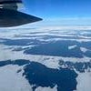 Flight over the Arctic Ocean