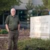 Goddard outside the National Fish and Wildlife Forensics Laboratory.