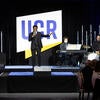 Rickerby Hinds speaks on stage at the 2025 Gala.