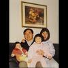 Hu with his son, Albert (left); daughter, Anna (middle); and wife, Jun Du in 1999. (Courtesy of the Hu family)