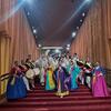Dancers backstage at the Oscars