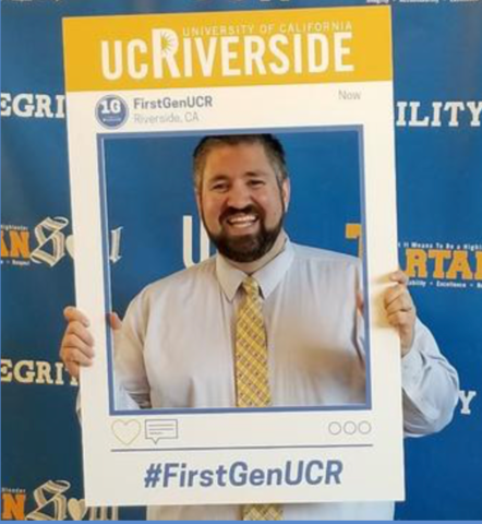 Thomas Dickson, assistant vice provost of Undergraduate Education, whose office is leading UCR’s first-gen initiatives. (UCR)