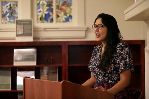 Victoria Reyes, associate professor of gender and sexuality studies at UC Riverside. (UCR/Stan Lim)