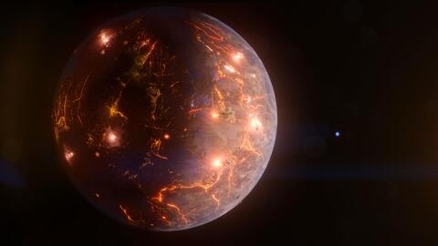 Volcanic exoplanet LP791-18 d