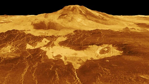 Maat Mons on Venus