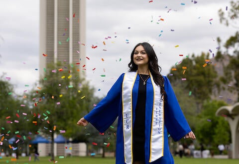 Shayla Michel graduation photo