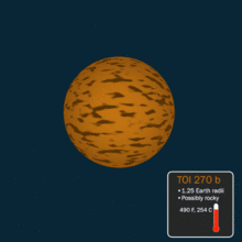 Planets in the TOI-270 system