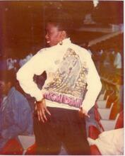 Delta member at BGLO show in 1988.