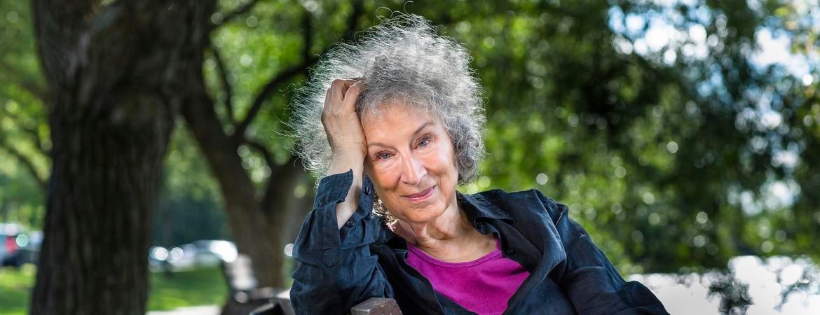 Photo of author Margaret Atwood by Liam Sharp