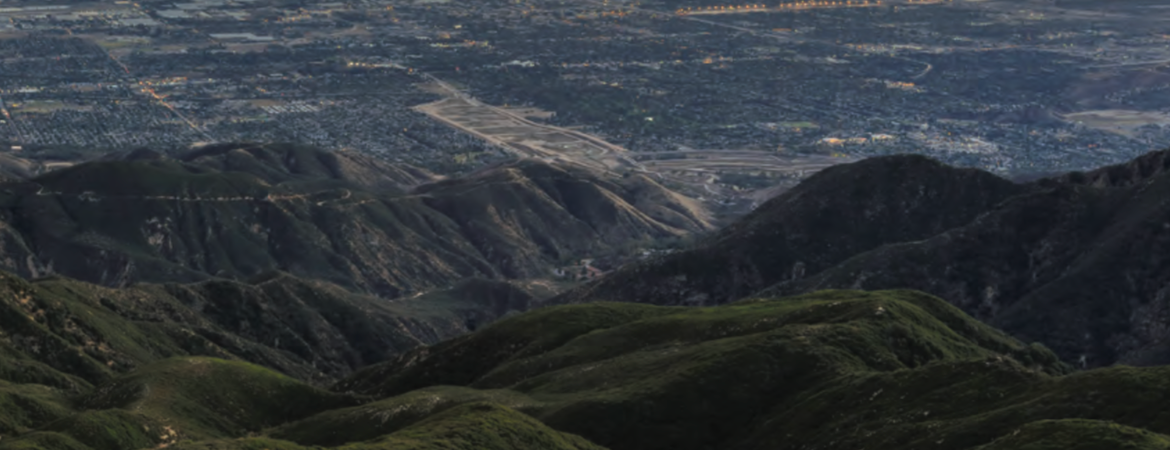 Sunset over the Inland Empire