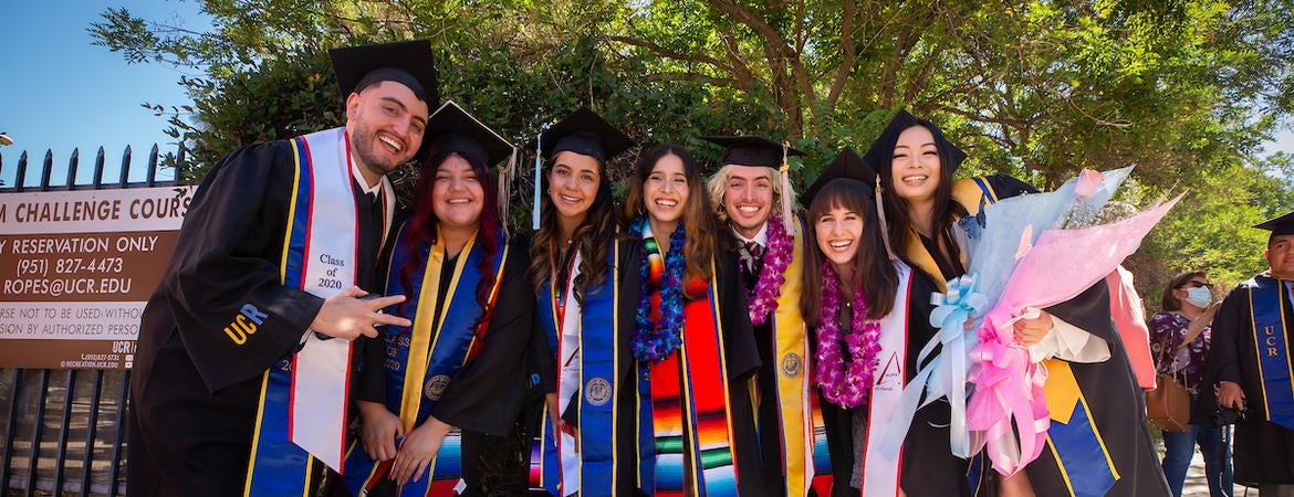 Class of 2020 and 2021 graduates on Saturday, June 12, 2021. (UCR/Stan Lim)