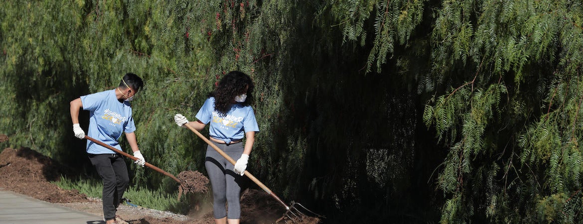 UC Riverside is one of 45 California colleges and universities participating in the newly launched #CaliforniansForAll College Corps program. (File photo, UCR/Stan Lim)