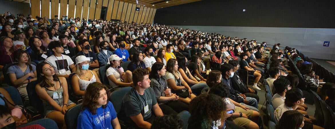 New UC Riverside students at Highlander Orientation