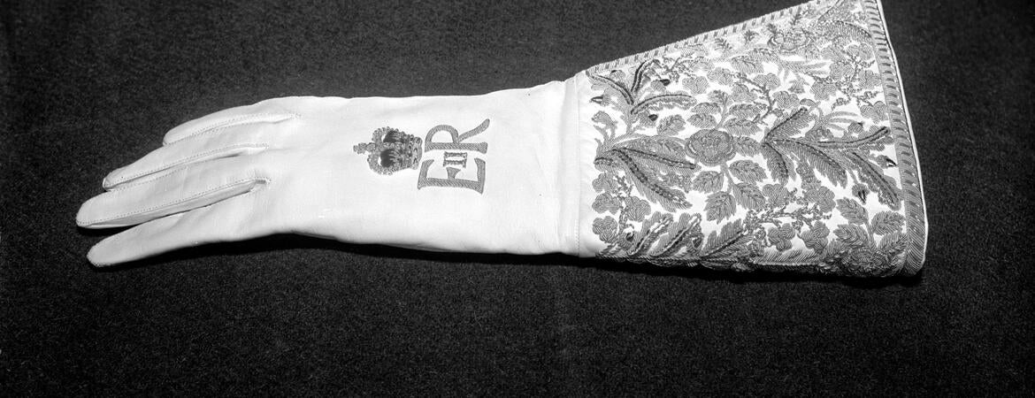 queen coronation glove