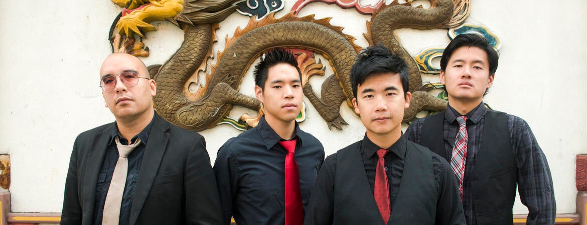 Simon Tam- group photo of The Slants band. (Photo courtesy of Simon Tam)