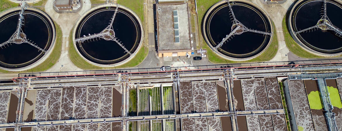 sewage treatment plant