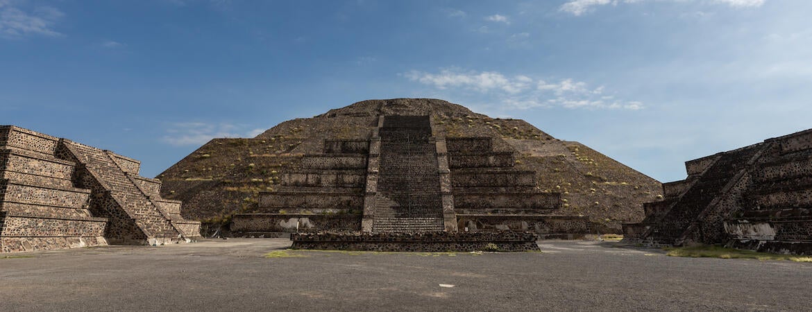 The Pyramid of the Moon in Teotihuacán, México on Tuesday, August 29, 2023. (UCR/Stan Lim)