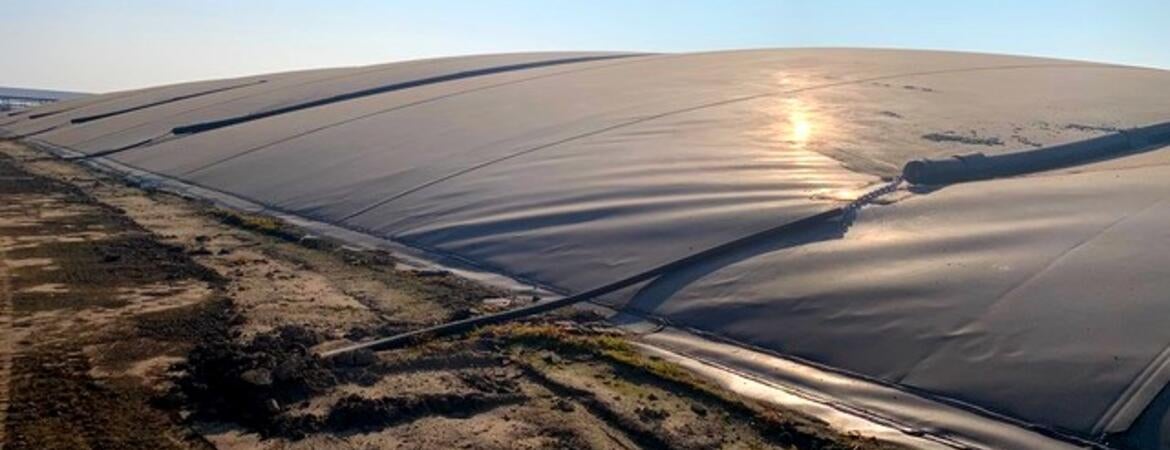 Dairy digester in the Central Valley