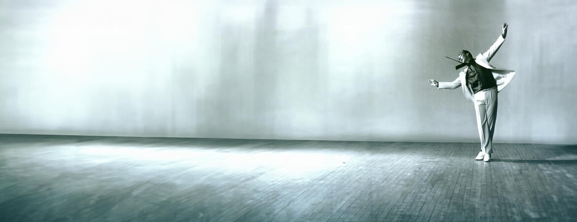 Fred Stricker dances