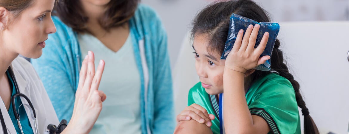 Girl has concussion