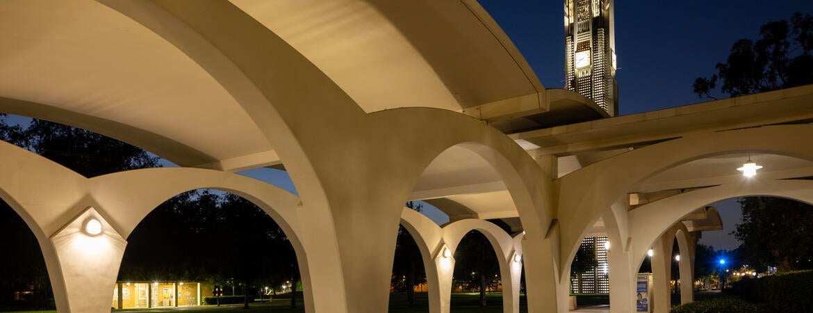 UC Riverside Rivera Library arches