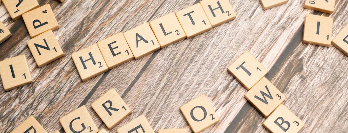 Health spelled out