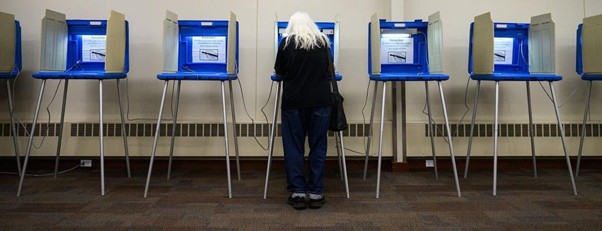 mid-term elections polling place