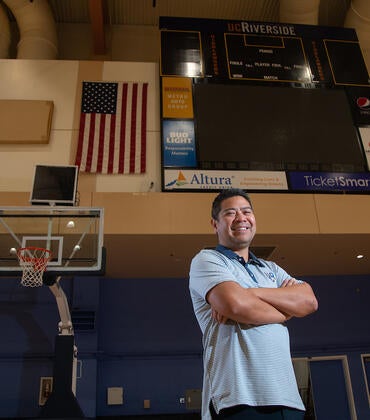 Mike Magpayo, head men's basketball coach