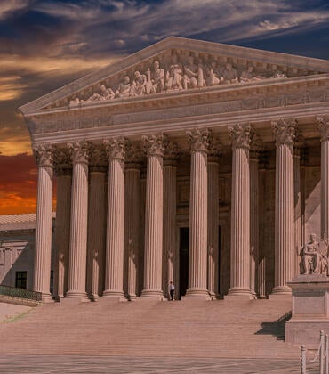 A stock image of the U.S. Supreme Court building